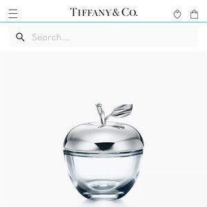 Tiffany & Co Crystal Apple Box